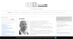 Desktop Screenshot of cpm-steuerberater.de